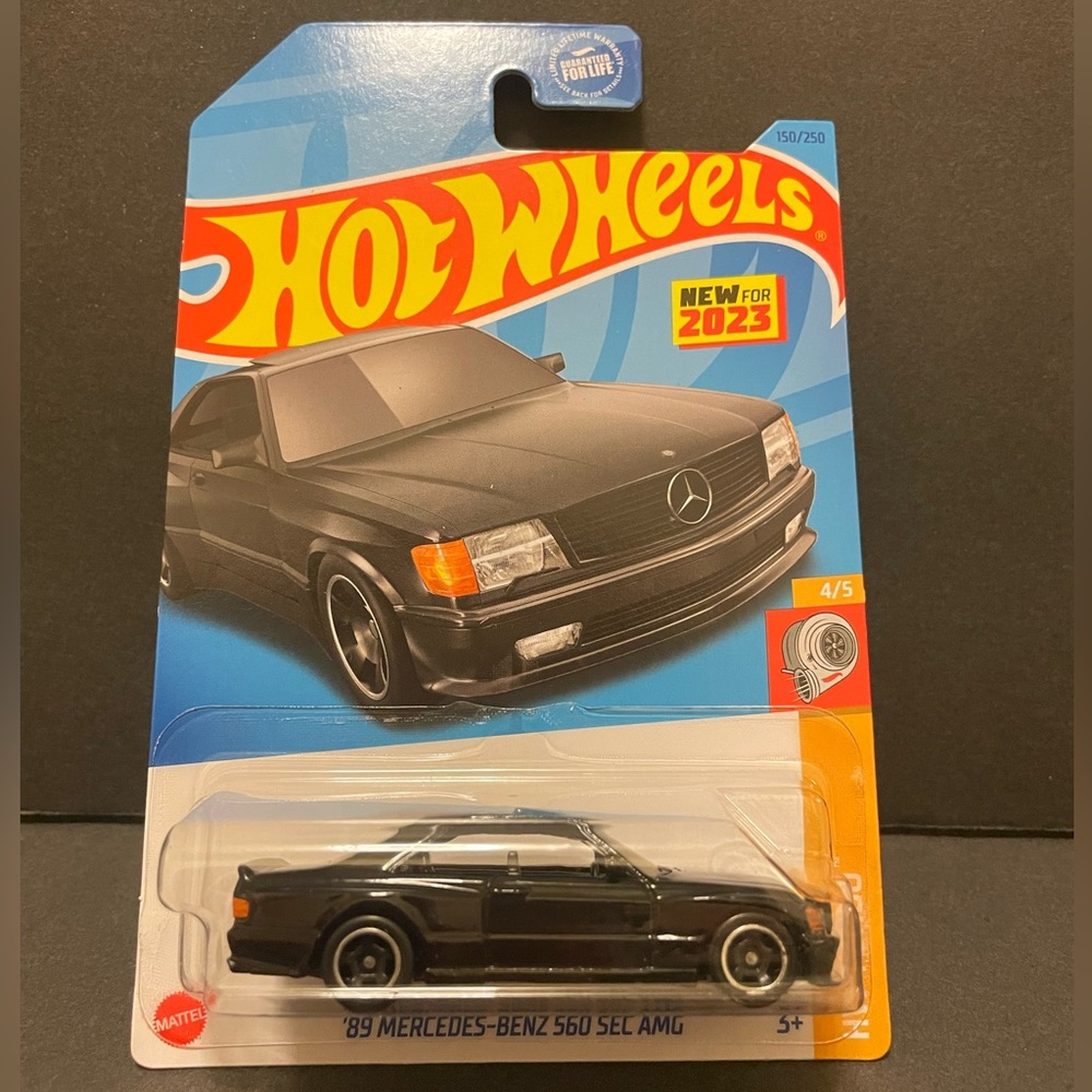New for 2023, HotWheels 89’ mercedes-Benz 560 AMG